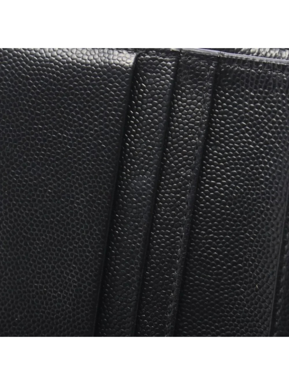 Saint Laurent Paris Bifold Wallet Monogram Black Leather